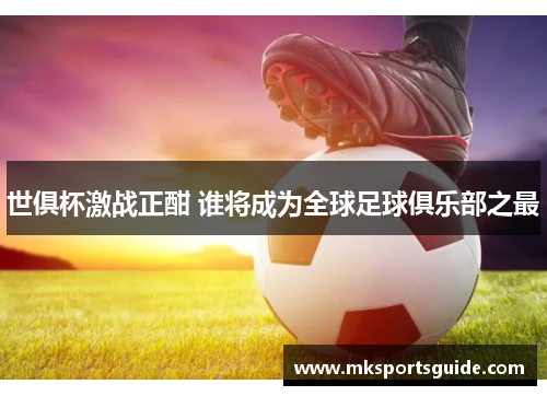 世俱杯激战正酣 谁将成为全球足球俱乐部之最